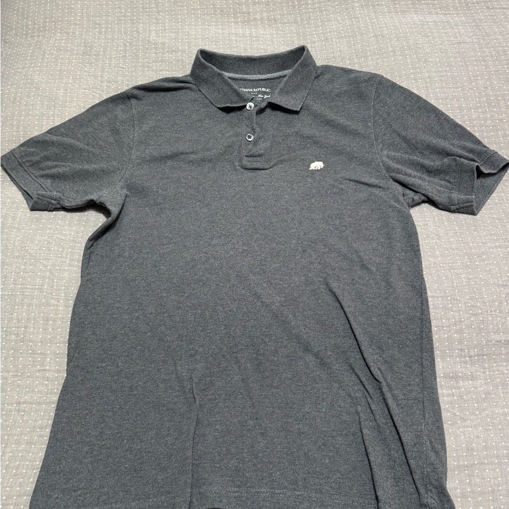 Men's Gray Polo Shirt